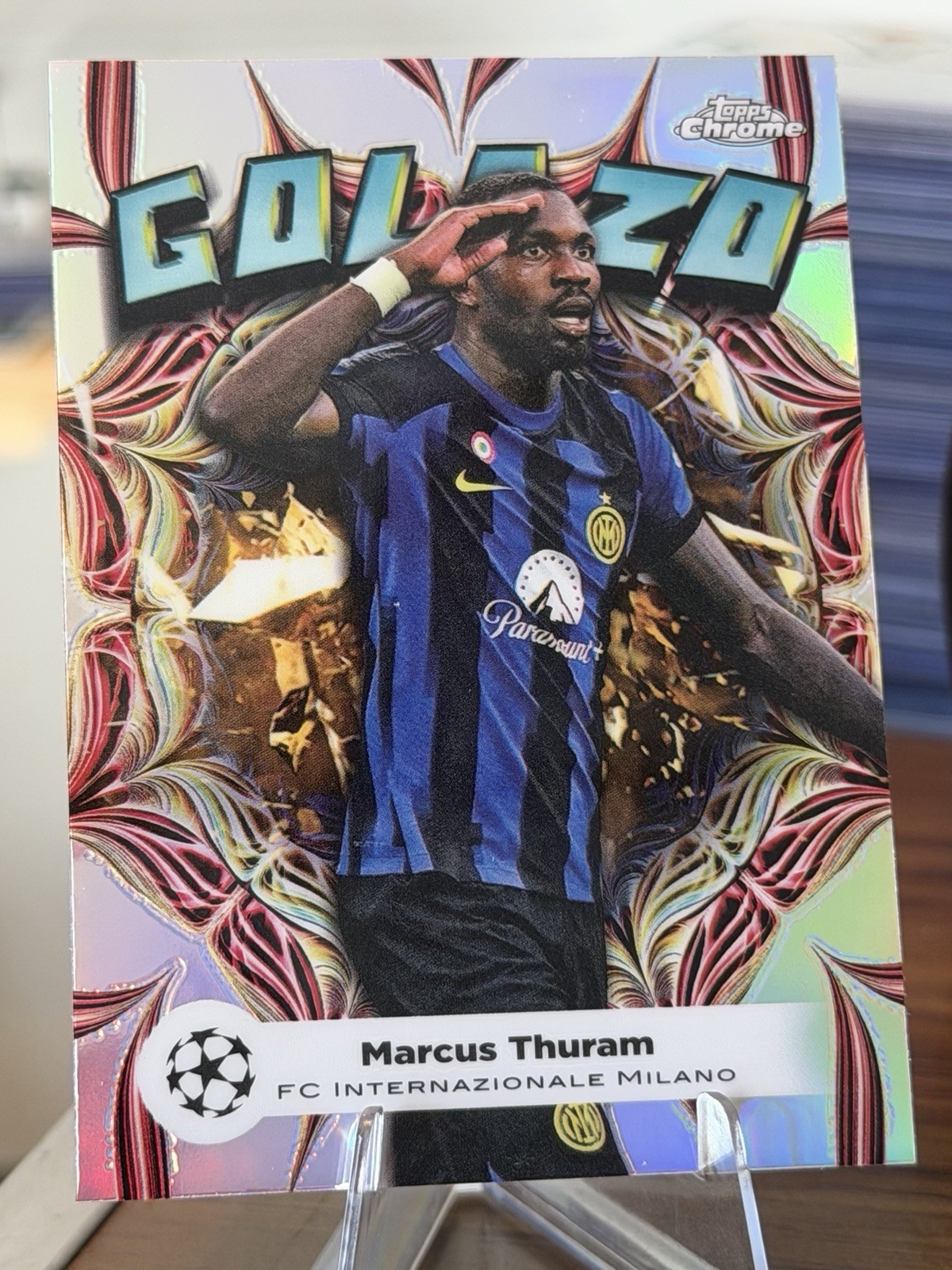 2023-24 Topps Chrome UEFA Club Competitions Marcus Thuram Golazo #GL-4