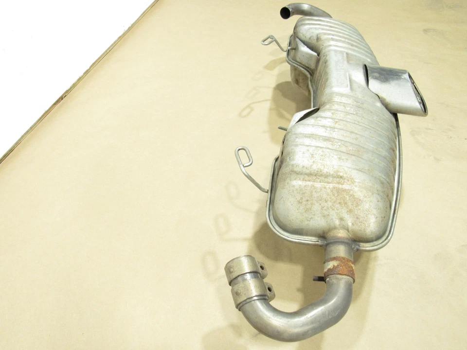 Silenciador de escape trasero 99-04 Porsche Boxster 2001 2,7 L tracción trasera con tubo; @2 Foto 3 de 4