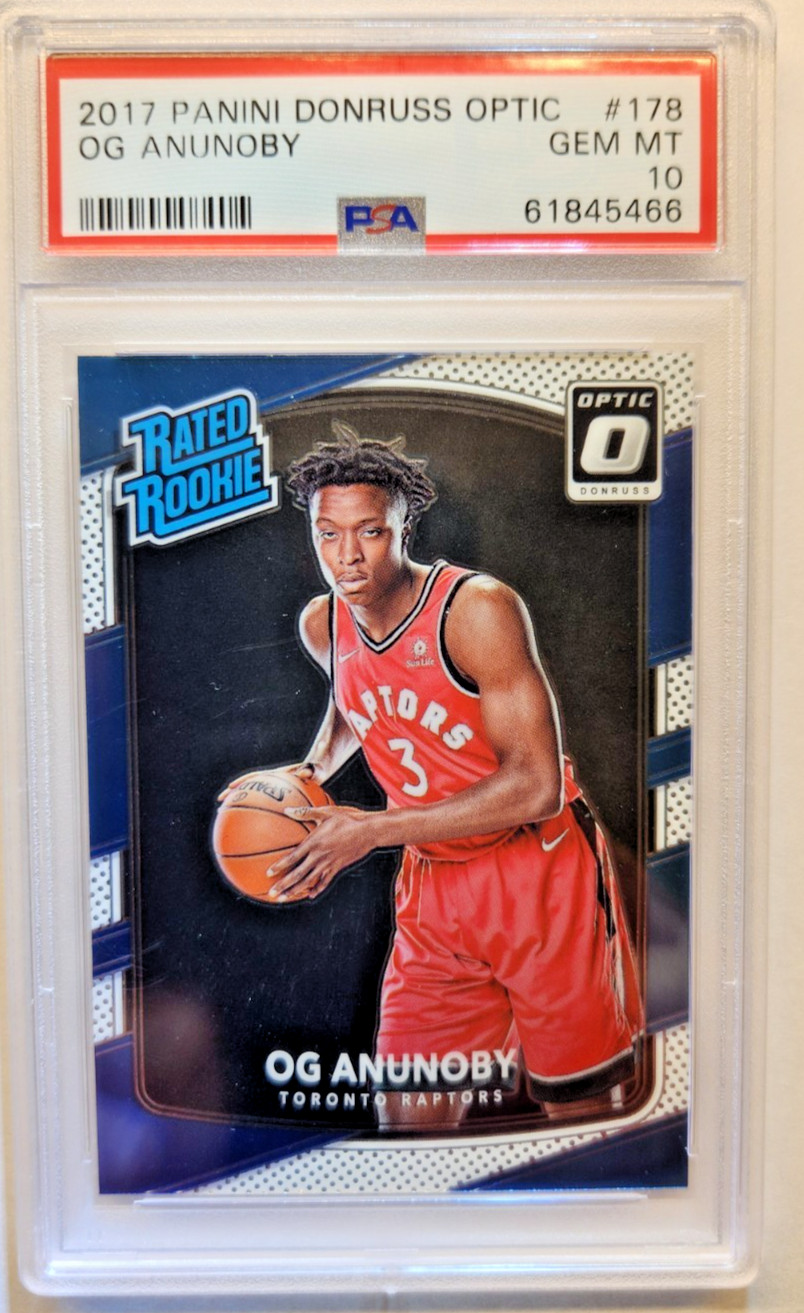 2017 Panini Optic Rated Rookie #178 OG Anunoby PSA 10 Gem Mint Knicks Raptors