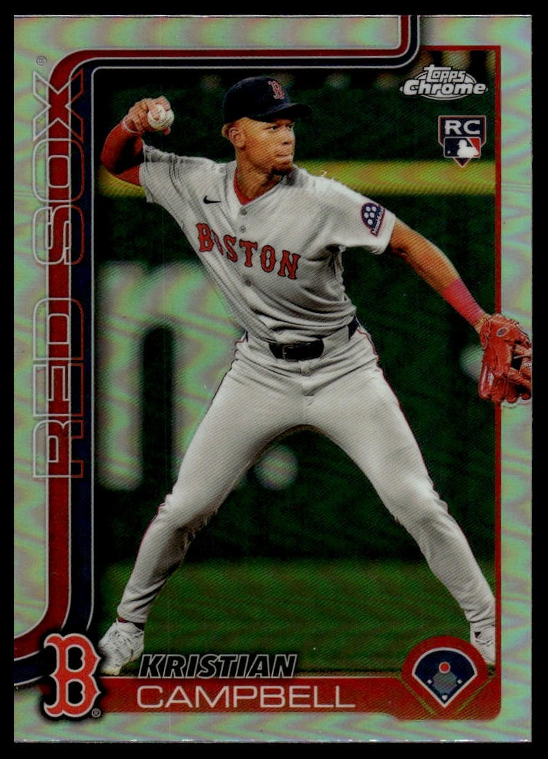 2025 Topps Chrome #171 Kristian Campbell Refractors