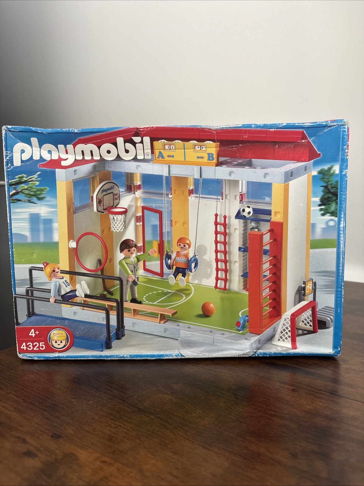 Gymnase Playmobil 4325 d'origine scellé City Life vintage en plastique robuste et durable