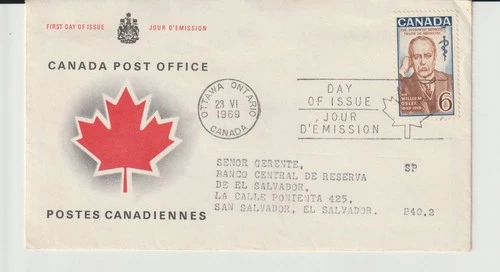 CANADA, 1969 W. Osler  FDC / 2379