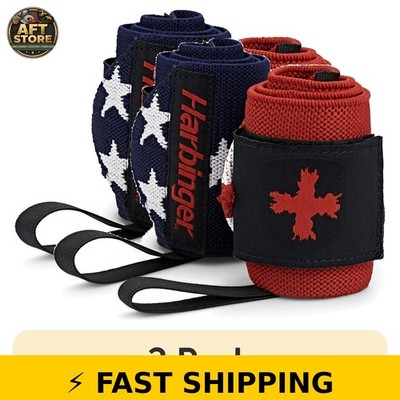 Harbinger Red Line Wristwraps - Unisex Weightlifting Support