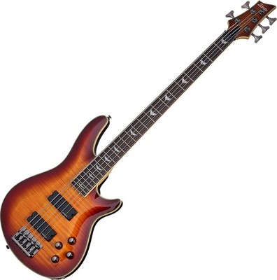 Schecter Omen Extreme-5 Vintage Sunburst Finish