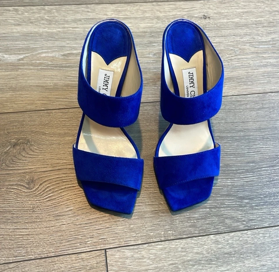 Sandalias Jimmy Choo Hira azules Foto 4 de 4