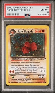 Dark Dugtrio 6/82 Team Rocket Holo Rare