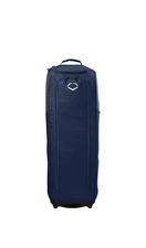 EvoShield Tone Set Wheeled Baseball Bag Navy Large Compartment for Gear Bats