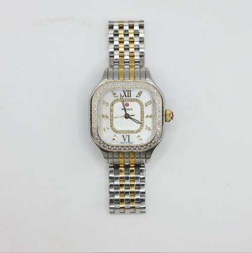 Michele Meggie Dual Tone Watch