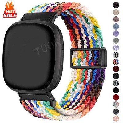 Magnet Braided Nylon Armband Für Fitbit Versa 4 Versa 3 Sense/Sense 2 Smartwatch