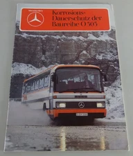 Brochure Mercedes-Benz Bus O 303 Corrosion Protection Permanent Stand 5/1981
