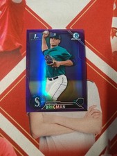 2016 Bowman Chrome Base Rookie Purple Refractor 1st Bryson Brigman /250