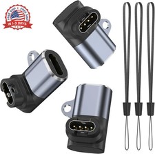 USB C Charger Adapter for Garmin Watch 3 Pack,Type-C Garmin Charging Cable Conve