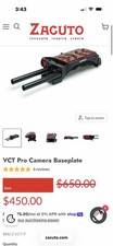 Zacuto VCT Pro Baseplate Camera Mount — listing 6