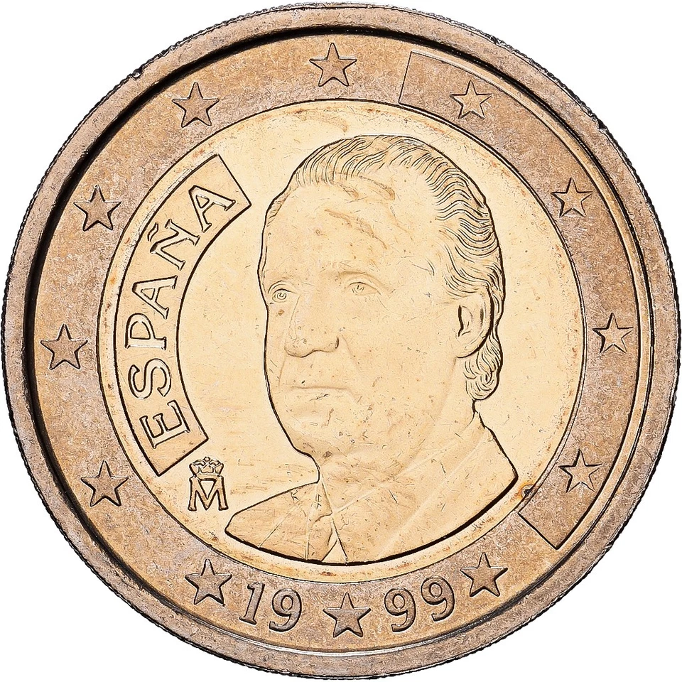Espagne, Juan Carlos I, 2 Euro, 1999, Madrid, Bimétallique, SUP+, KM:1047 - Photo 1/2