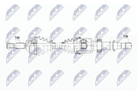NTY Antriebswelle NPW-RE-067 FüR Renault Captur 1 Tce