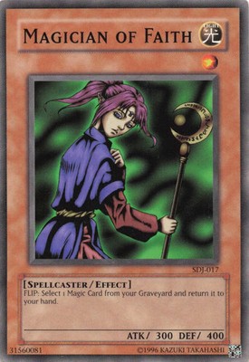 Yugioh Sammelkarte - Magier des Glaubens - SDJ-017