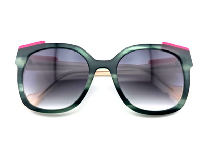 FACE A FACE TILDE 2 COL 4057 TORT GREEN AUTHENTIC FUL RIM SUNGLASSES 53-191-45
