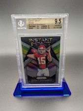 2017 Panini Prizm Football Patrick Mahomes II Instant Impact RC True BGS 9.5 GM
