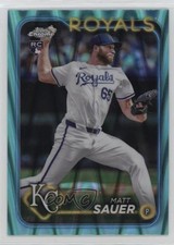 2024 Topps Chrome Update Aqua RayWave Refractor /199 Matt Sauer #USC155 1f3t