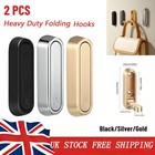 2PCS Folding Wall Hook Foldable Wall Mount Clothes Coat Hanger Hook Kitchen Hook