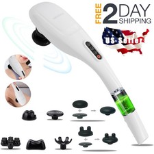 Cordless Handheld Neck Massager For Pain Relief Deep Tissue Rechargeable Gifts