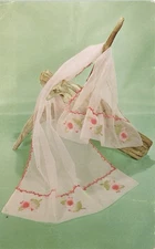 National Handcraft Institute Peek A Bloom Scarf Kit Des Moines Iowa 60s Postcard