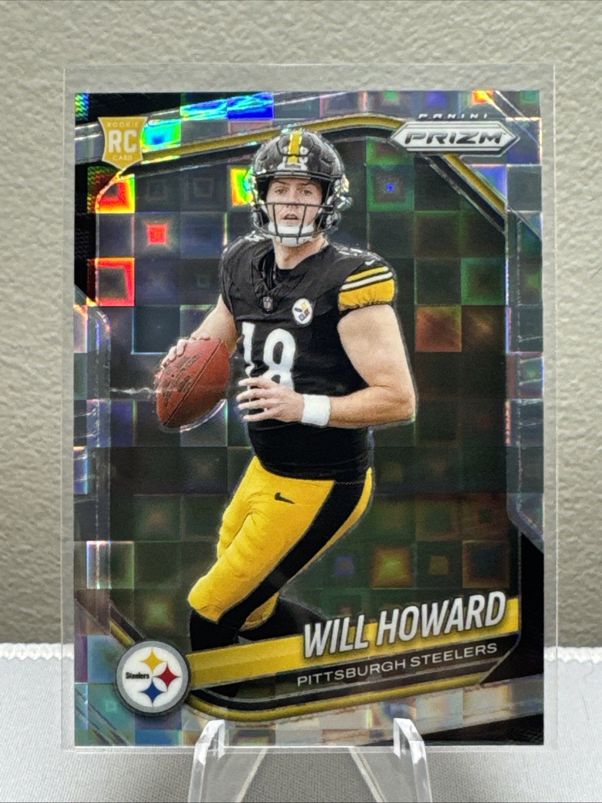 Will Howard (RC) 2025 Panini Prizm Pandora /400 #367 Rookie Steelers
