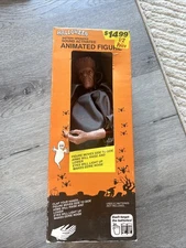 Vintage 1990 Motion-ettes Of HALLOWEEN By Telco Monster In Box 17" WORKS!