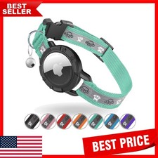 Integrated Green AirTag Tracker Collar for Cats  Kittens, XS Size Safety Design