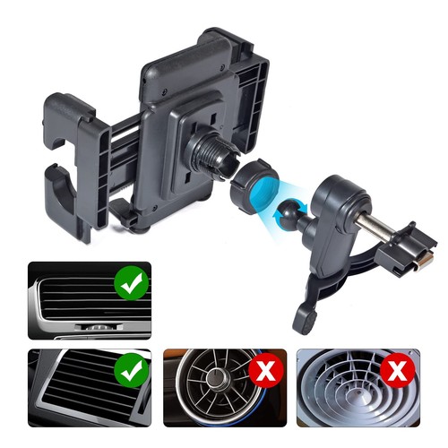 Uchwyt radia samochodowego Rotate Walkie Talkie Mount Bracket Kompatybilny z... - Zdjęcie 6 z 7