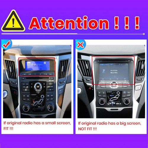 For Hyundai Sonata 2011-15 9.7" Android 14 Carplay Stereo Car Radio GPS DAB+ AHD - Picture 3 of 22