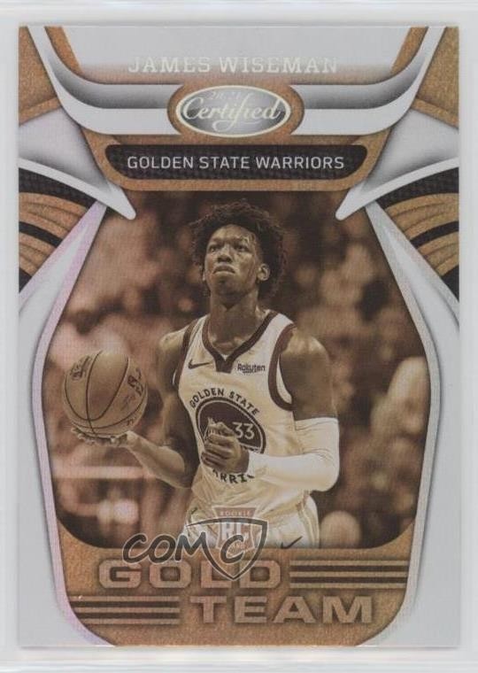 2020-21 Certified Gold Team Rookies James Wiseman #2 RC 12g7