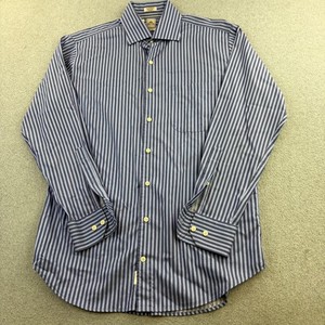 peter millar nanoluxe dress shirt Peter Millar Nanoluxe Easy Care Men Multi-Woven Long Sleeve Dress Shirt M