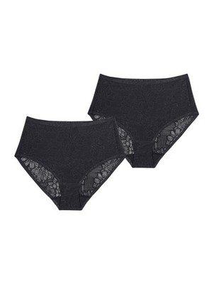 Triumph 2er Pack Damen Slip Soft Maxislip Fit Smart Panty String Hipster Maxi