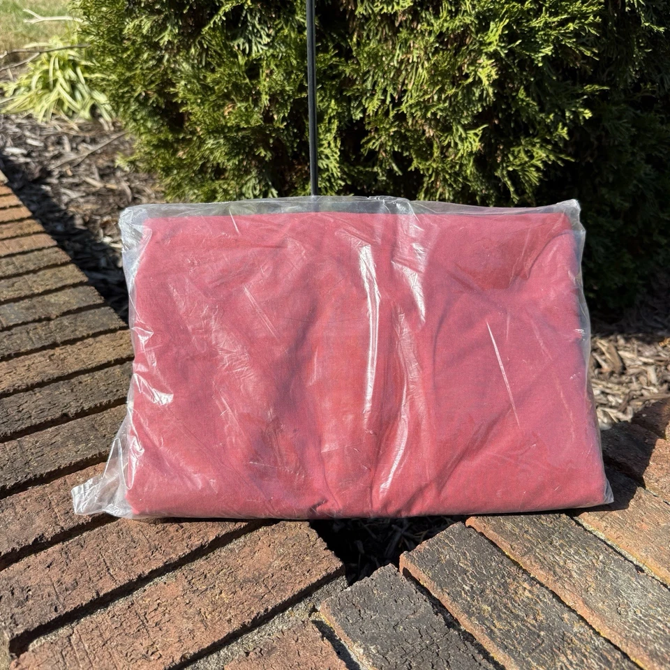 NEW Vintage Wamsutta 50/50 Queen Fitted Sheet Selected Irregular Red NIP NWT - Image 4 of 4