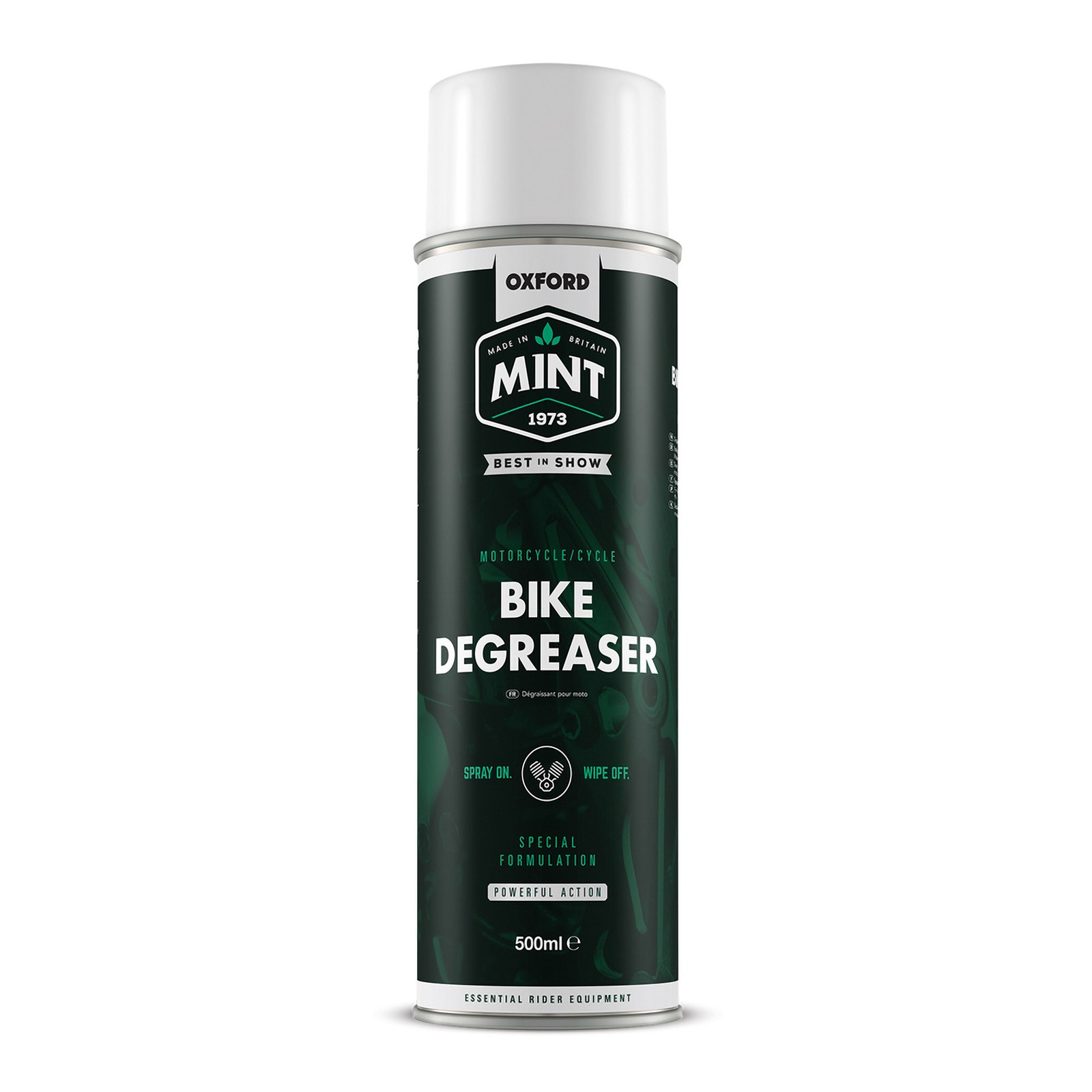 Oxford Mint Motorbike Degreaser, 500ml - Removes Oil & Grease