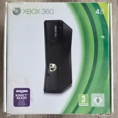 XBOX 360 - Microsoft   S 4 GB Matt Schwarz Spielekonsole (PAL)   OVP | DEFEKT