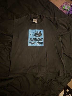 Saves the Day Emo Band T-Shirt Authentic 90s Baby Tee Size Medium