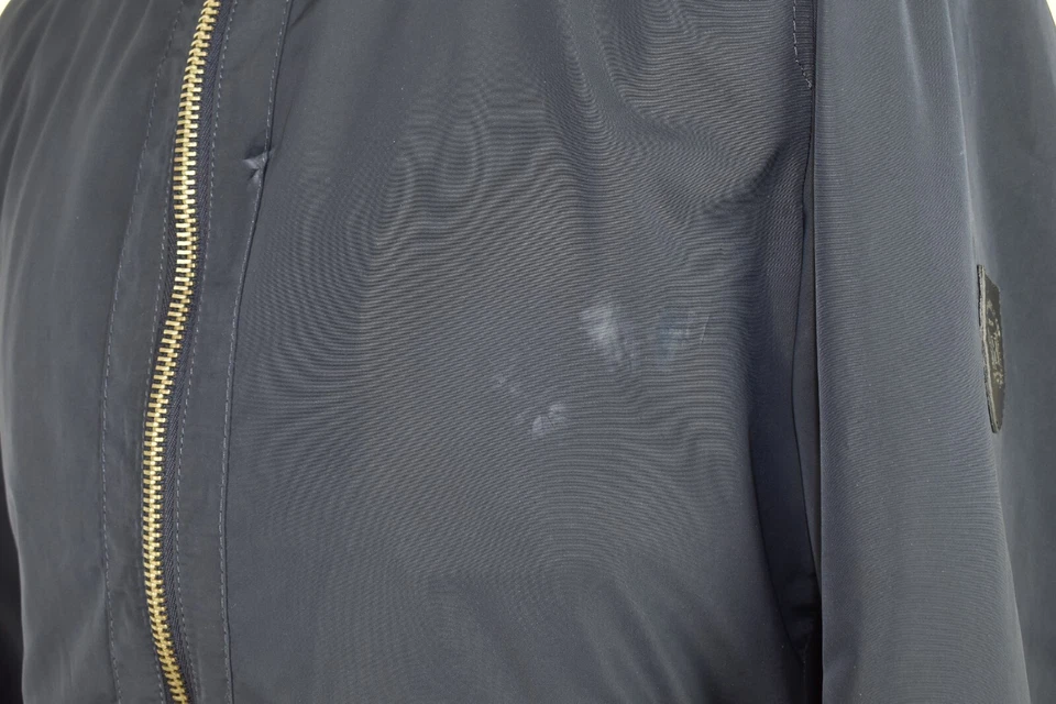 Chaqueta cortavientos azul TOMMY HILFIGER talla 50 para hombre cremallera completa al aire libre ropa exterior Foto 3 de 4