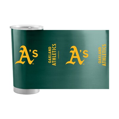 Oakland Athletics MLB 20oz Green Tumbler Cup Mug Logo Brands