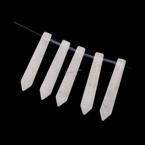 50mm Edelstein Bergkristall Heilung Sechseck Spitze Chakra Reiki Anhänger Perle - Bild 137 von 197