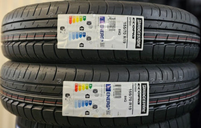 2X BRIDGESTONE ECOPIA EP500 84Q 155/70 R19 BMW* i3S TYRES 155 70 19 ...
