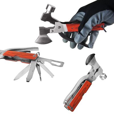 Camping Multitool Hammer Zange Beil Säge Campingwerkzeug Outdoor Kombi Werkzeug