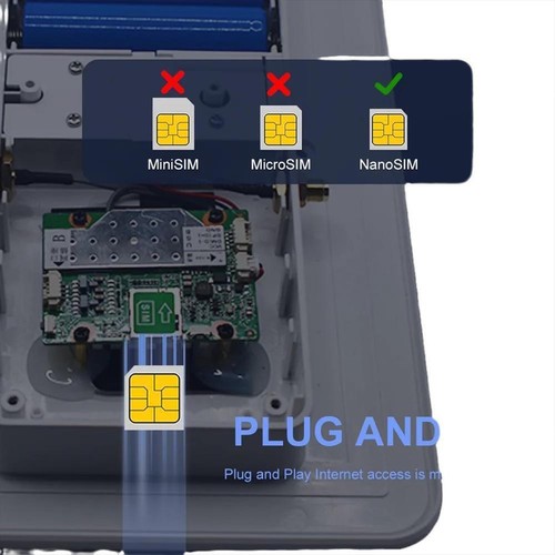4W 4G Solar Panel Powered Wireless Solar WIFI Router Waterproof Outdoor I3G P5E9 - Picture 6 of 12