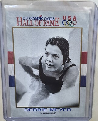 DEBBIE MEYER SWIMMING 1991 IMPEL U.S.A. OLYMPIC HALL OF FAME CARD # 34