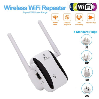Wireless Antenna Booster Wifi Router Repeater Signal Amplifier Network Extender