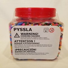Perline artigianali Ikea Pyssla Perler fusibile Hama multicolore gioielli perline artigianali NUOVE 