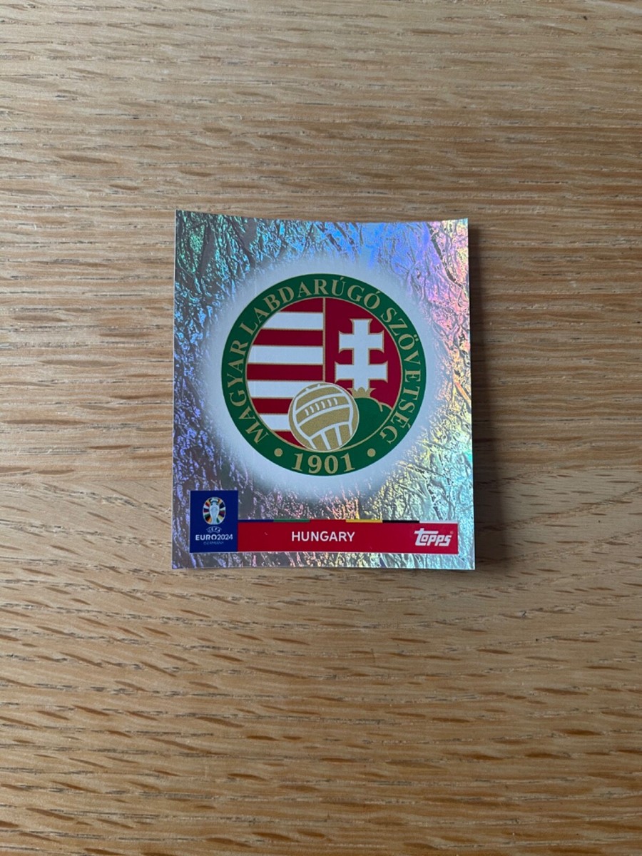 HUNGARY BADGE (HUN 1) EURO 2024 STICKER- TOPPS UK
