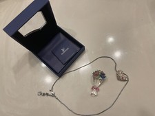 Swarovski Crystal Heart Pendant Necklace Free Gift Swarovski Bouquet