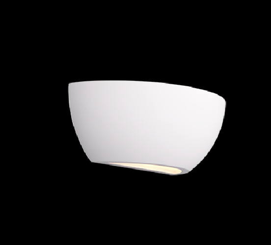 Lampada da Parete Roma GD Trio Gesso Bianco Verniciabile Bi-emissione